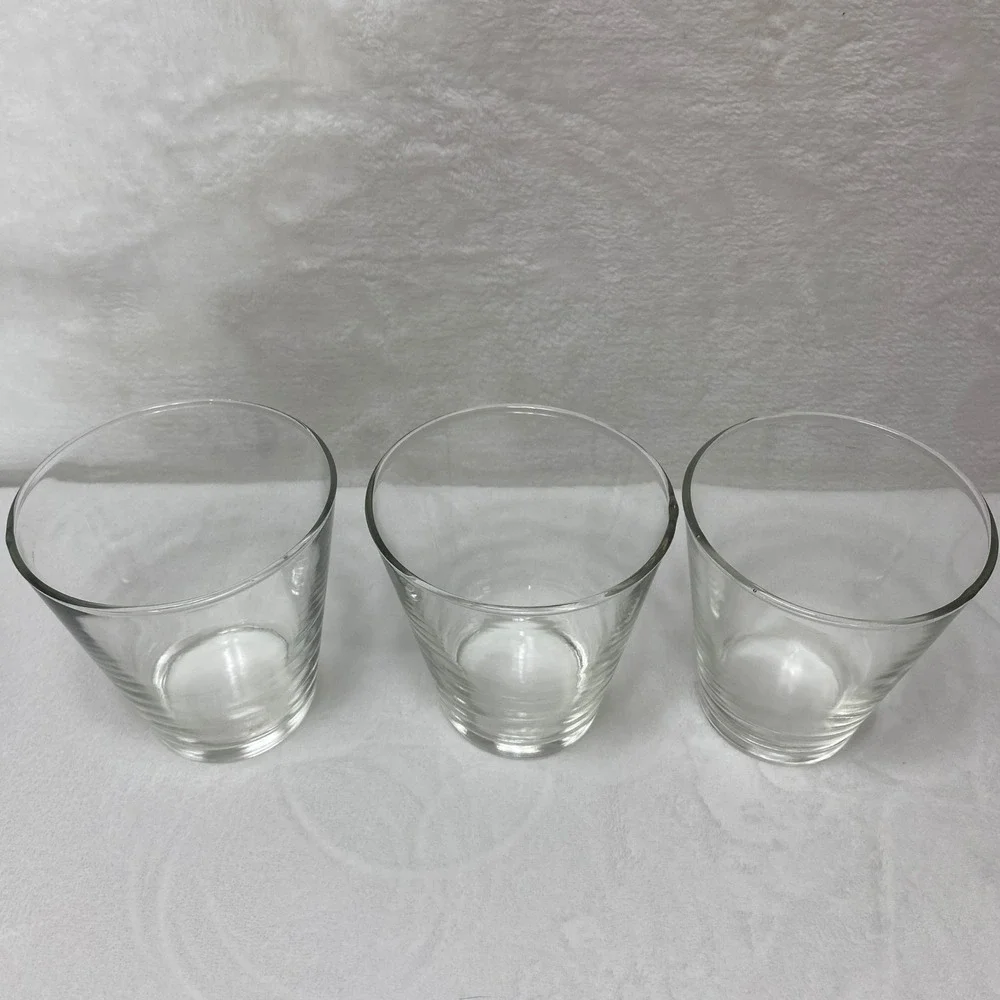 VTG LAZY SUSAN 3 Glass‎ Caddy Condiment Spinning Server Carousel With Spoons